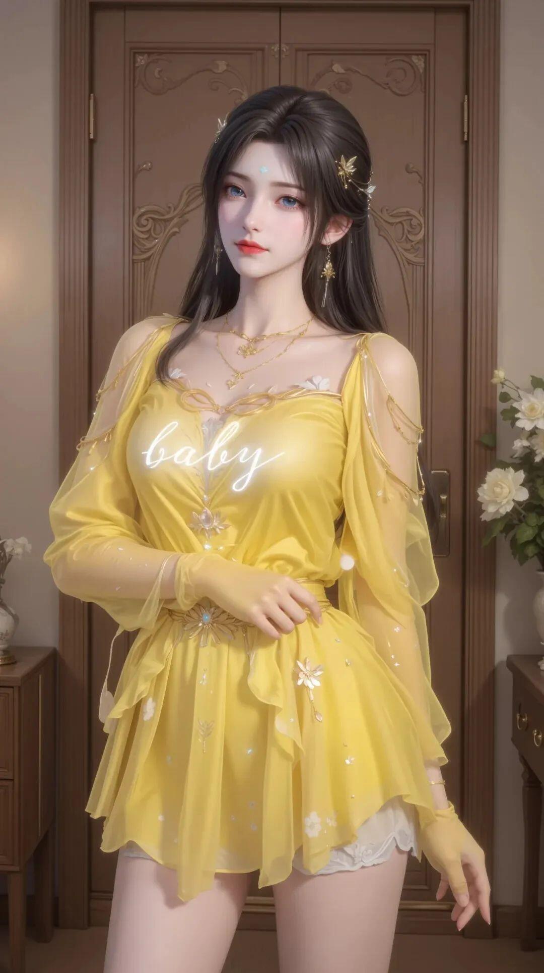 淡眉如秋水，玉肌伴轻风