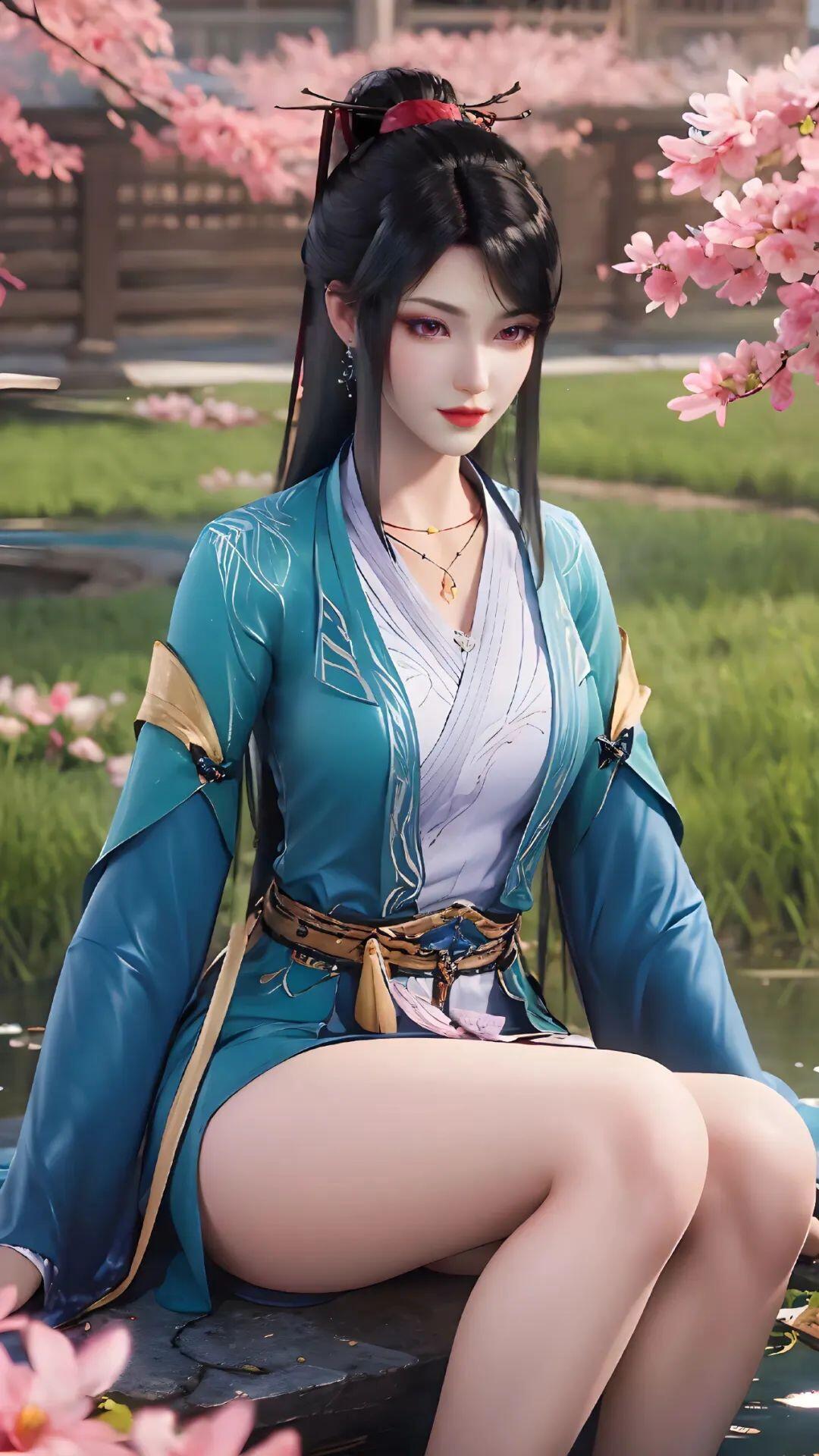 露出一种与生俱来的优雅和自信