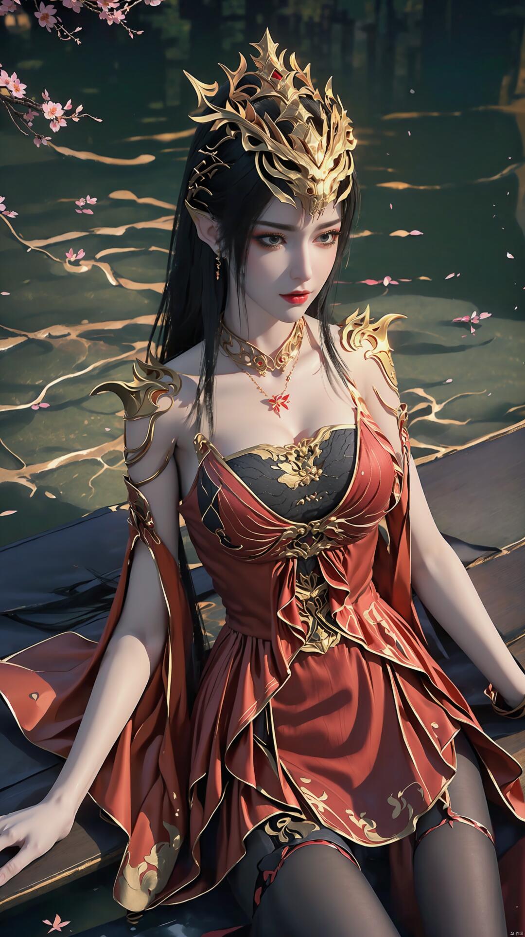 露出一种与生俱来的优雅和自信