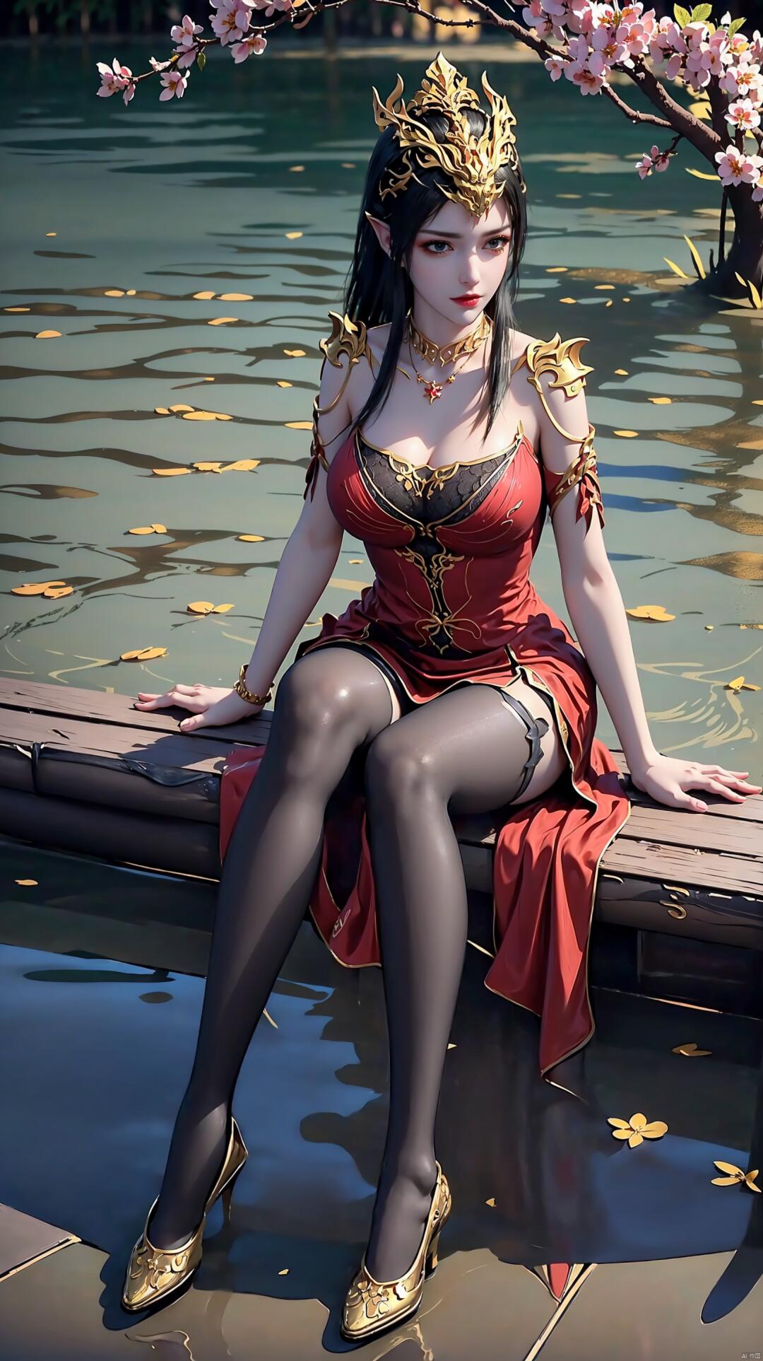 露出一种与生俱来的优雅和自信