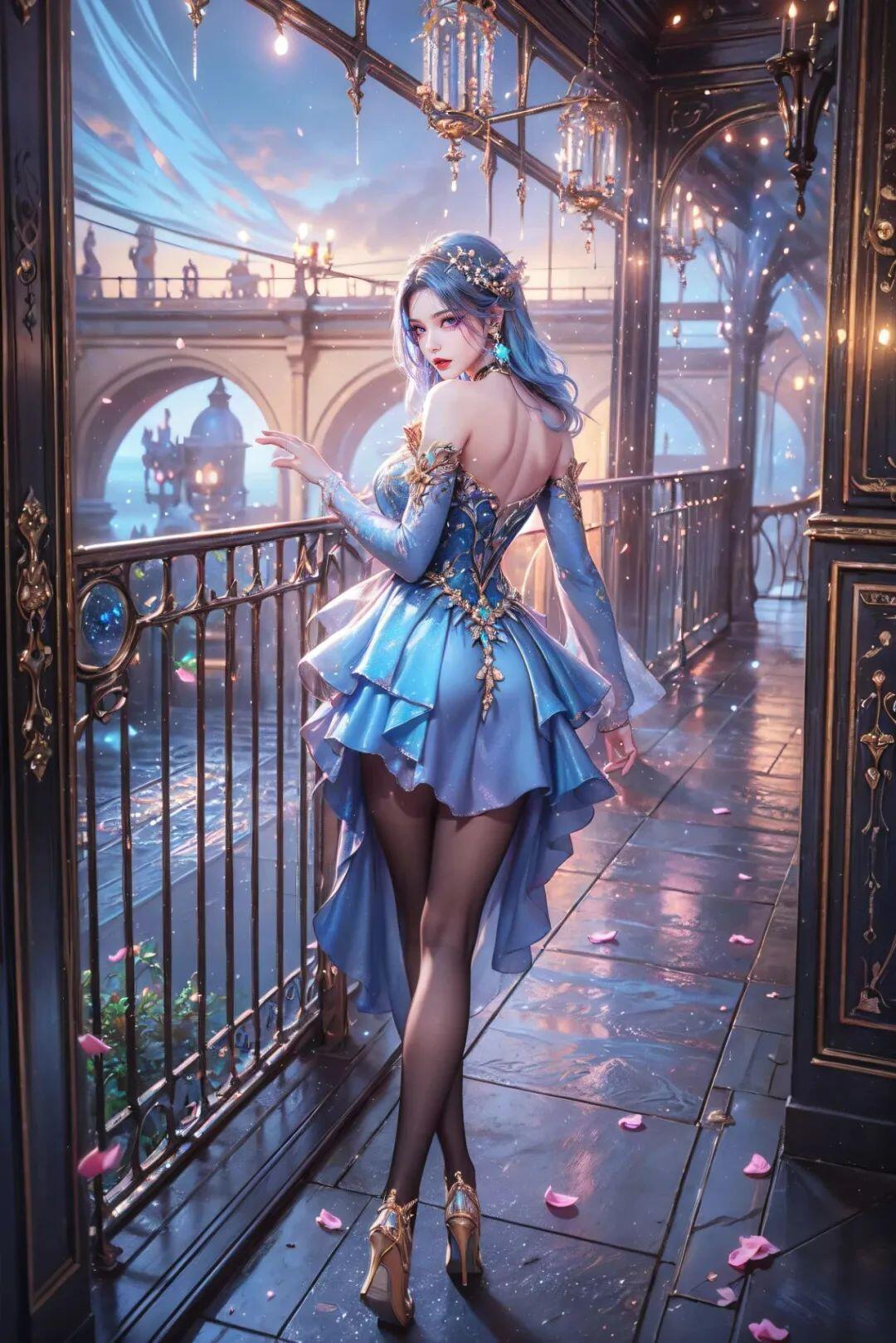 露出一种与生俱来的优雅和自信