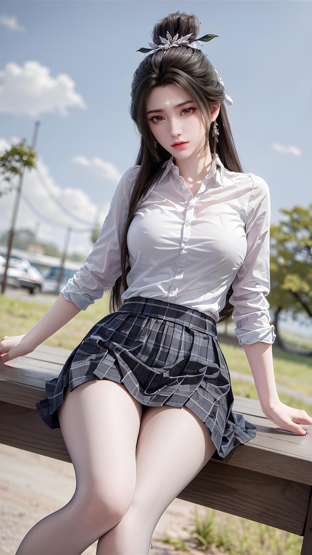 如一朵盛开的百合花，气质优雅