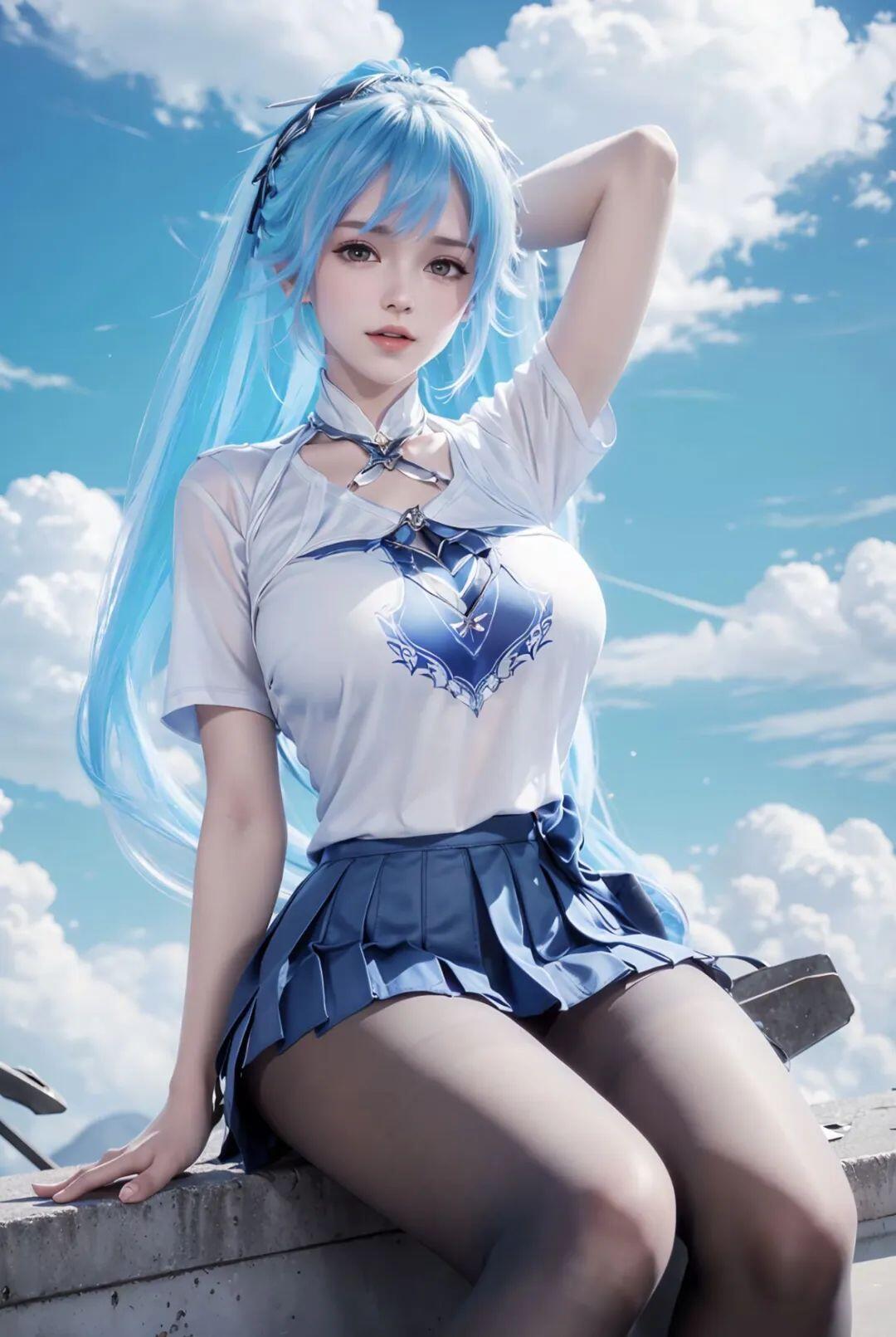 如一朵盛开的百合花，气质优雅