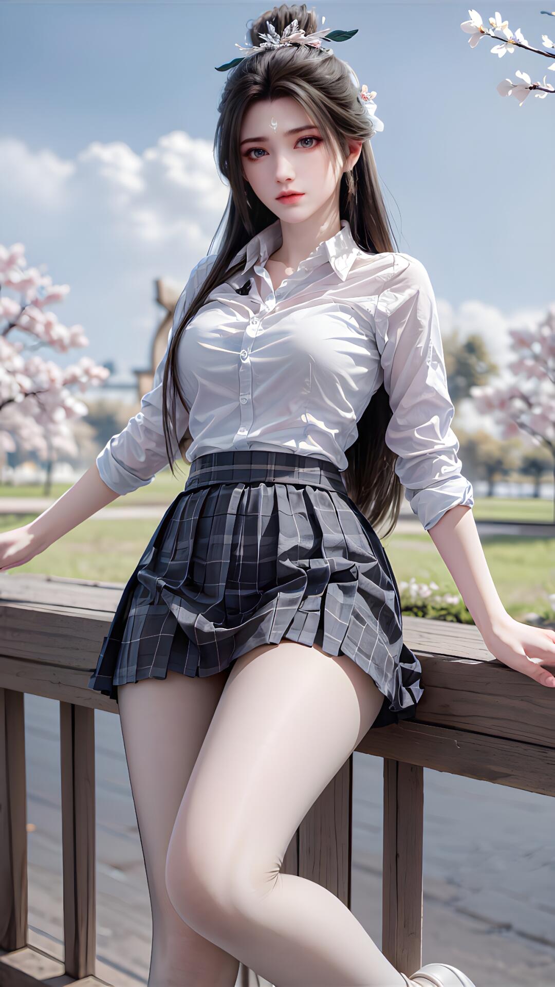 如一朵盛开的百合花，气质优雅