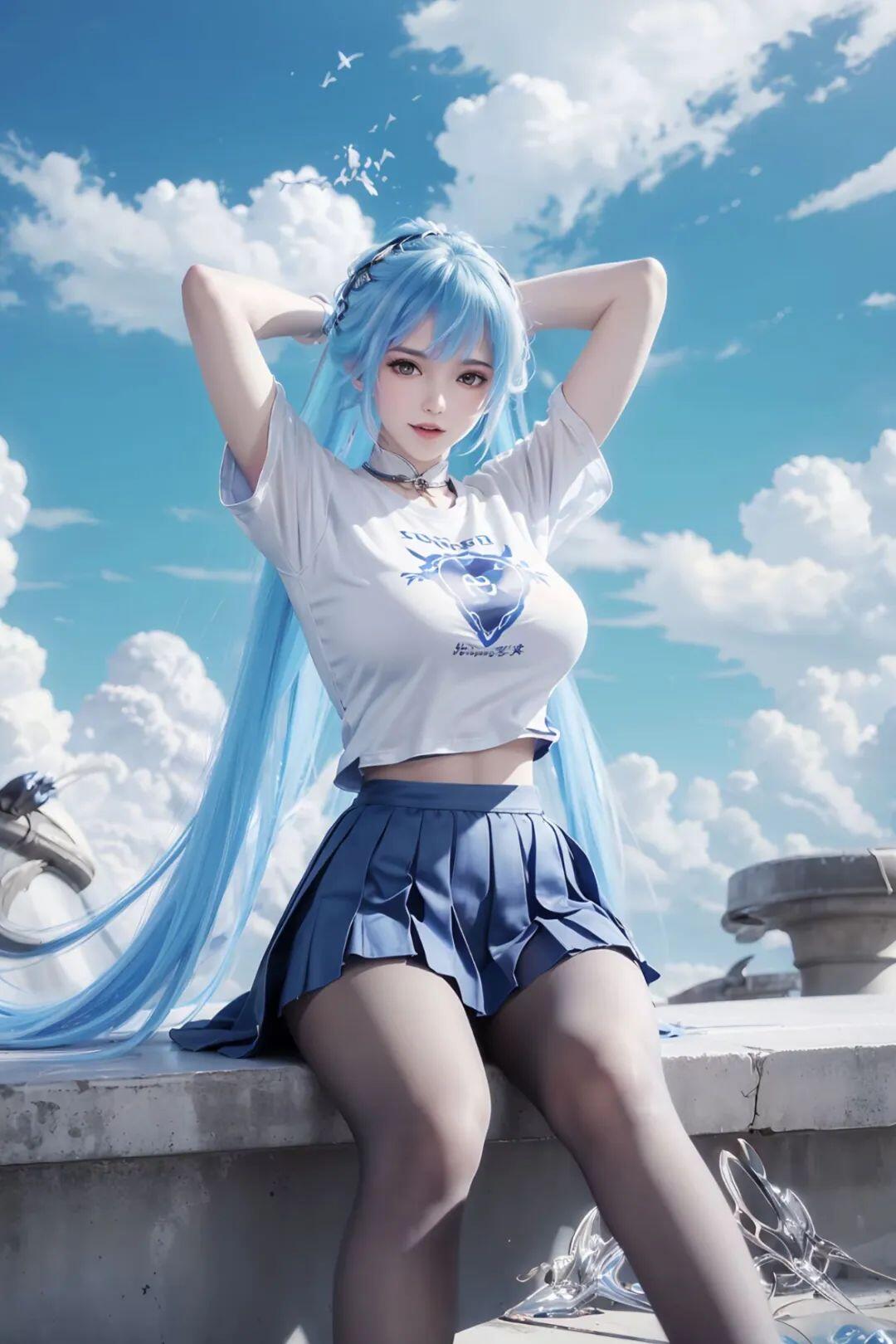 如一朵盛开的百合花，气质优雅