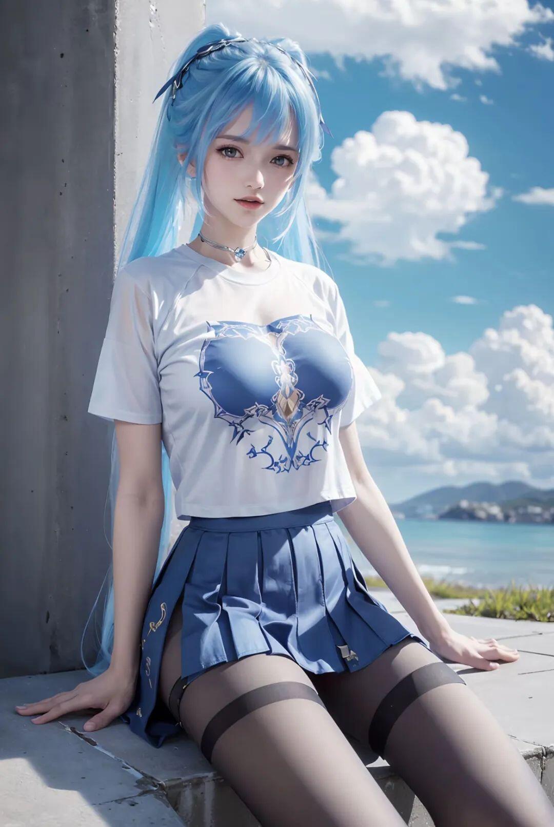 如一朵盛开的百合花，气质优雅