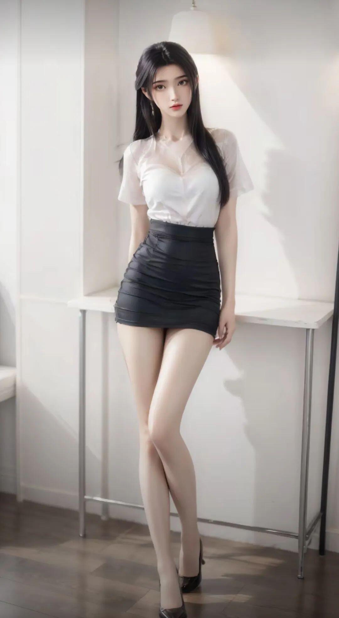 如一朵盛开的百合花，气质优雅