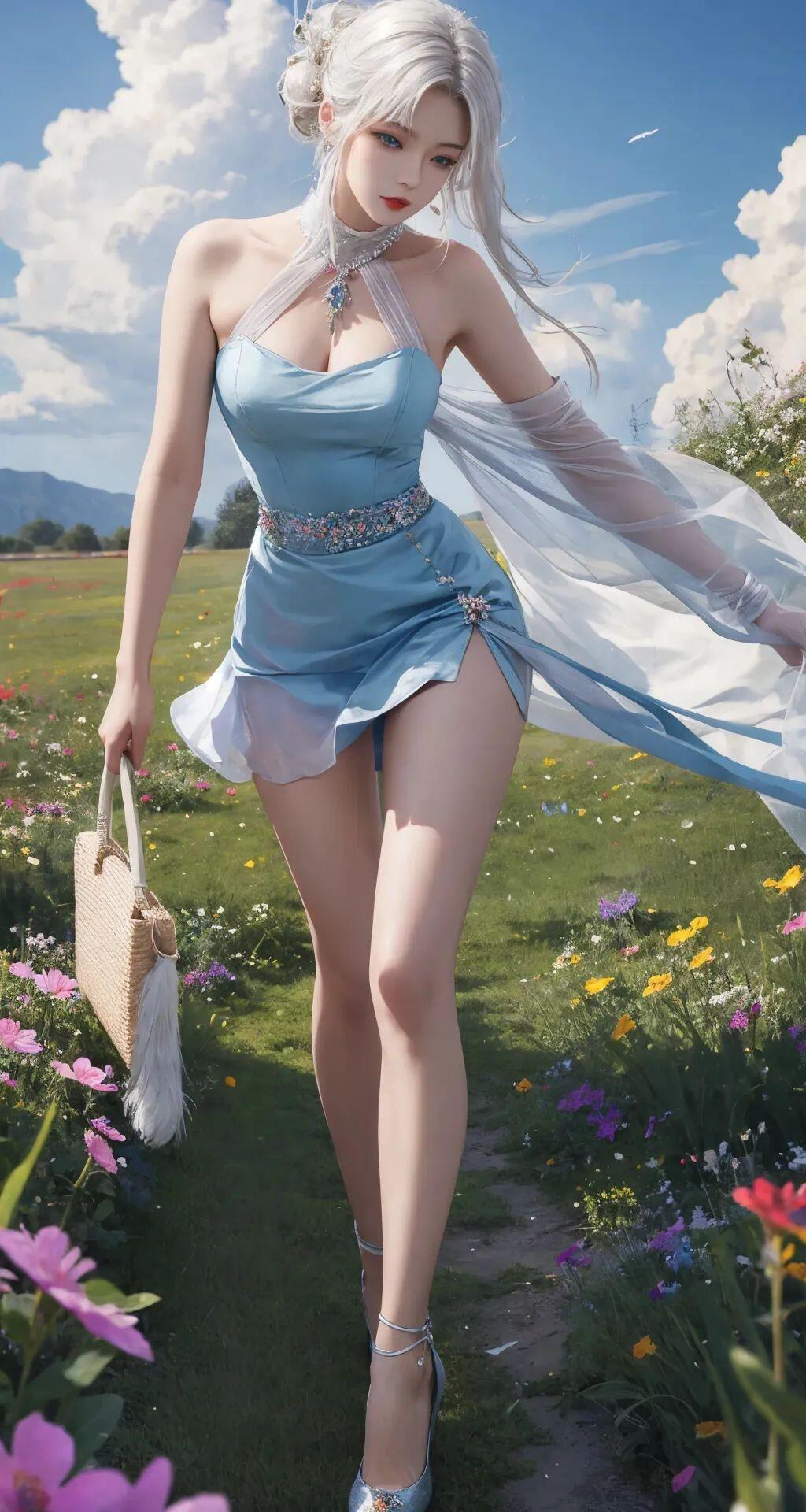 宛如一道美丽的风景线，令人心旷神怡