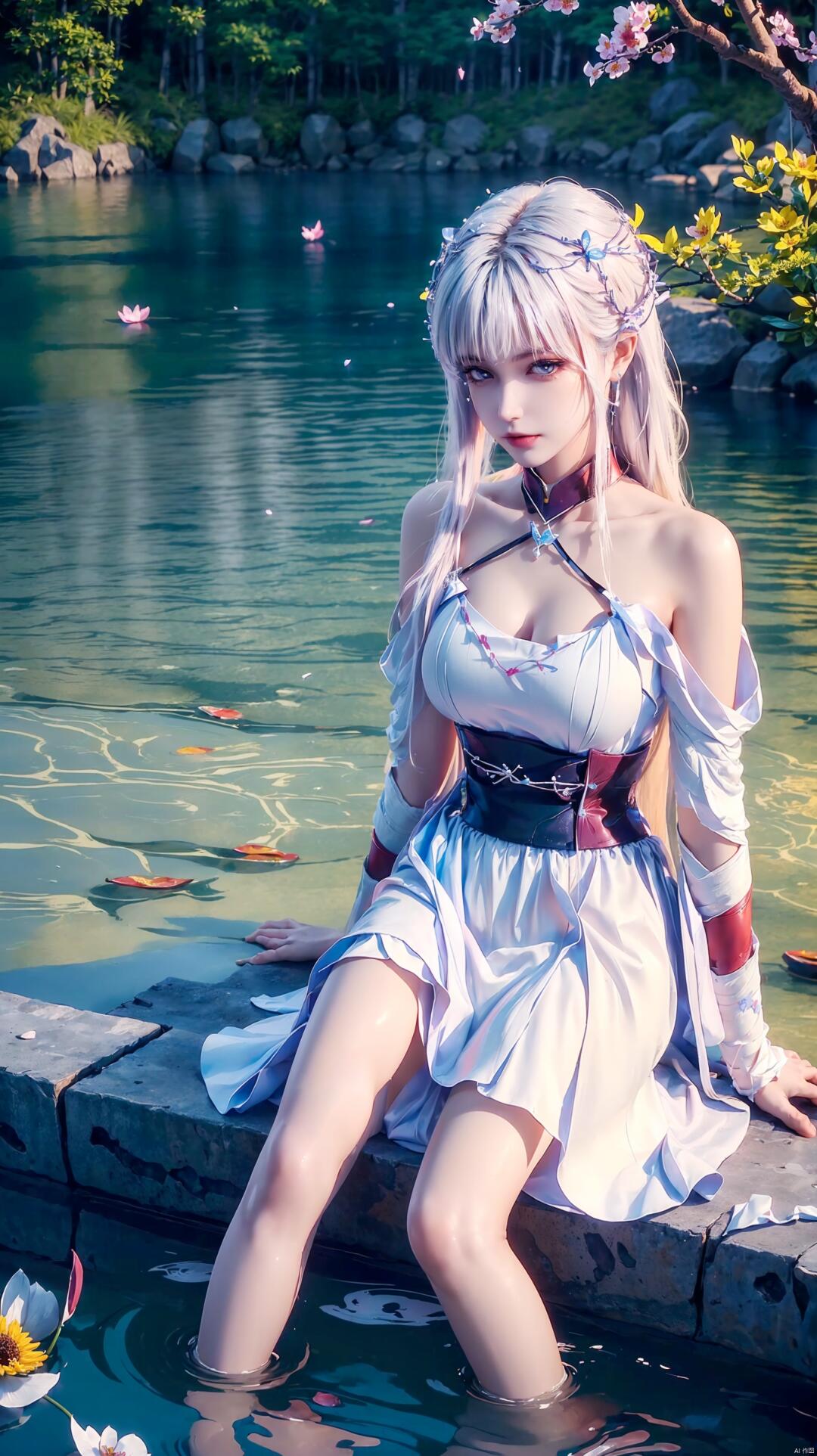 宛如一道美丽的风景线，令人心旷神怡