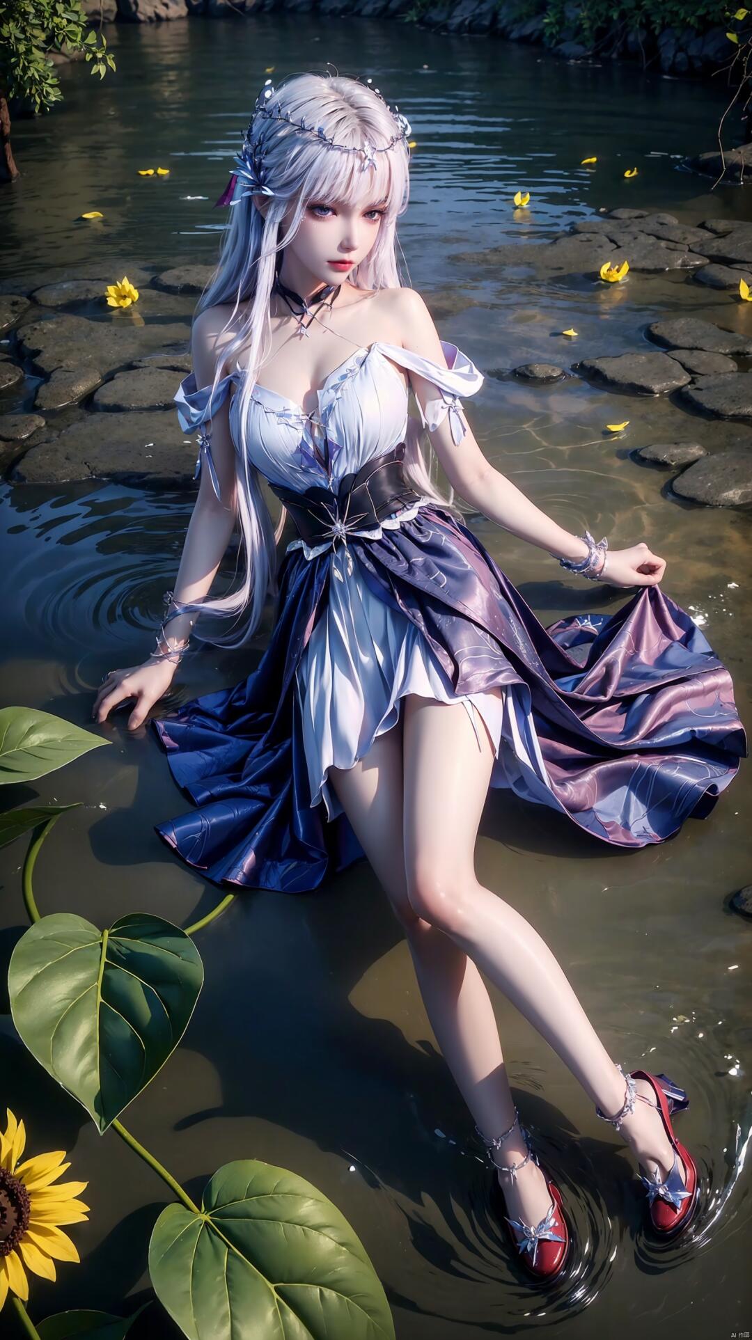 宛如一道美丽的风景线，令人心旷神怡