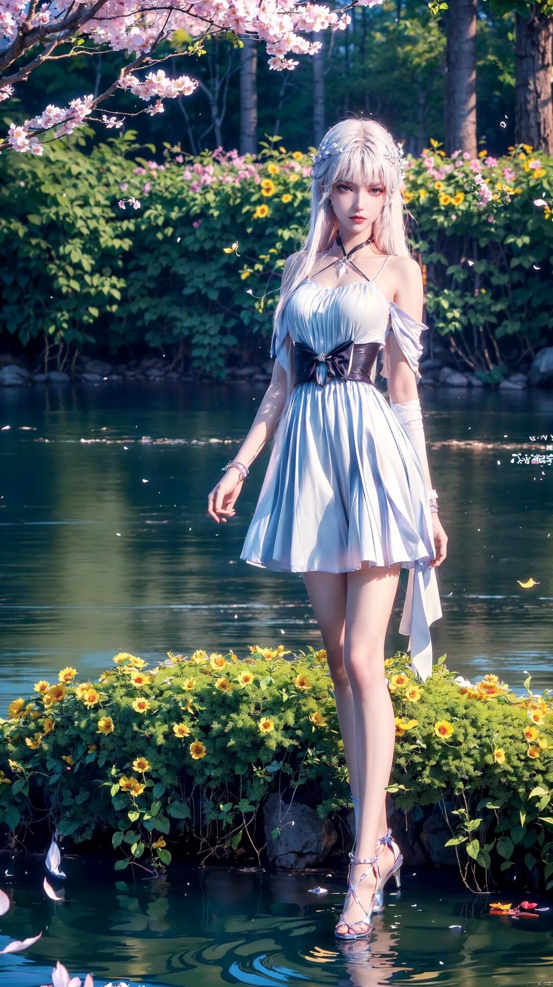 宛如一道美丽的风景线，令人心旷神怡