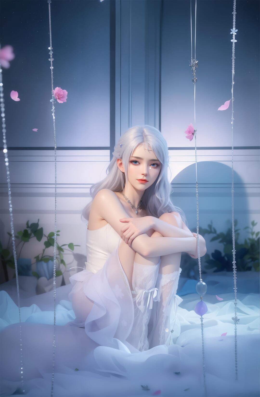 秀色空绝世，馨香为谁传