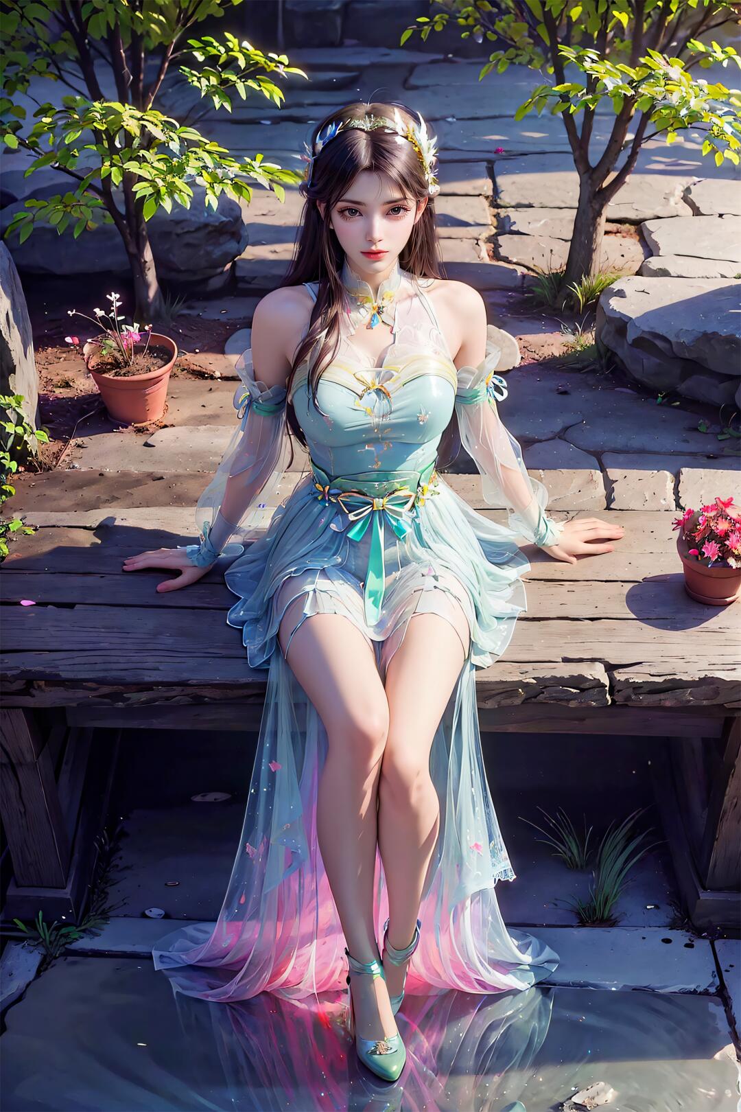 优雅的举止中透露出一种高贵的气质