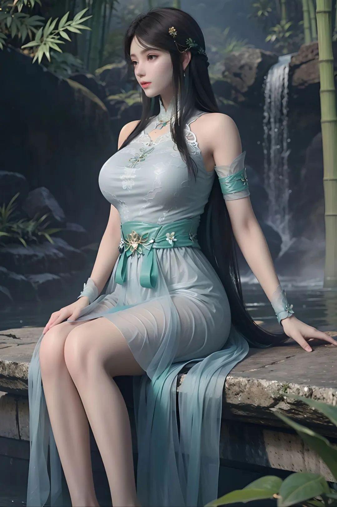 优雅的举止中透露出一种高贵的气质