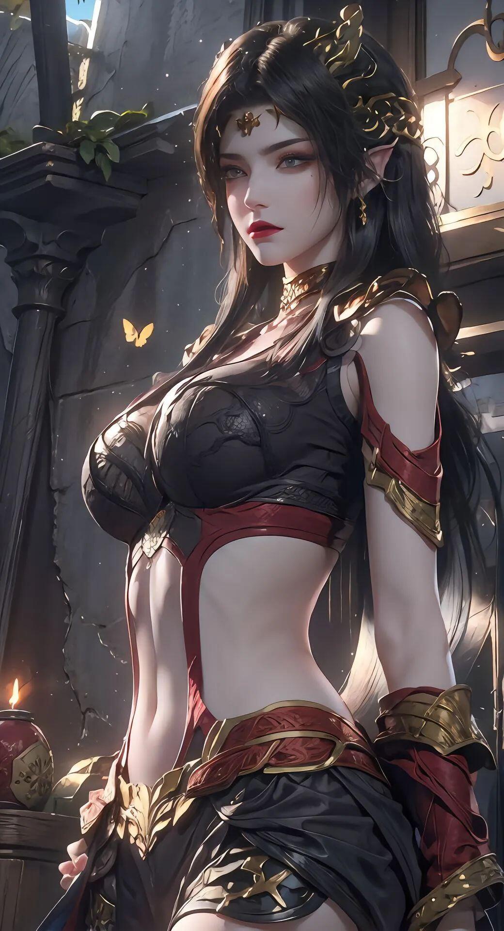 优雅的举止中透露出一种高贵的气质