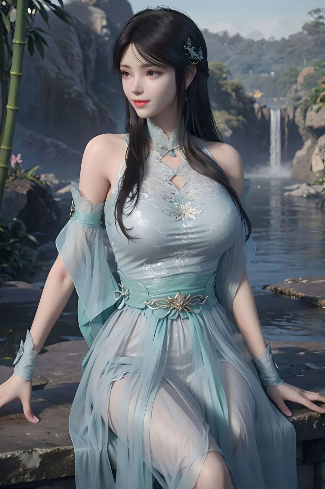 优雅的举止中透露出一种高贵的气质