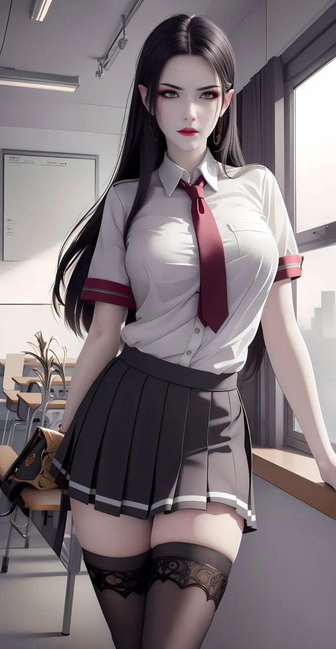 优雅的举止中透露出一种高贵的气质