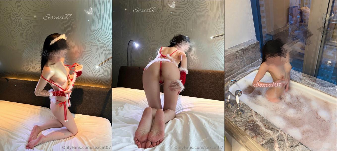 模特级身材，万人骑网黄【sexcat07】推特福利，线下约单男，露出自慰，又骚又开放