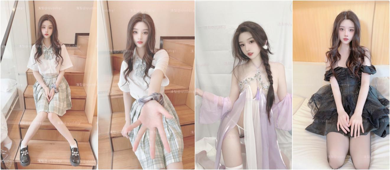 超美颜值 大长腿美少女『清梨』美颜拍逼无懈可击！少女胴体让人流口水 粉嫩小穴湿粘淫汁，掰开小穴求草