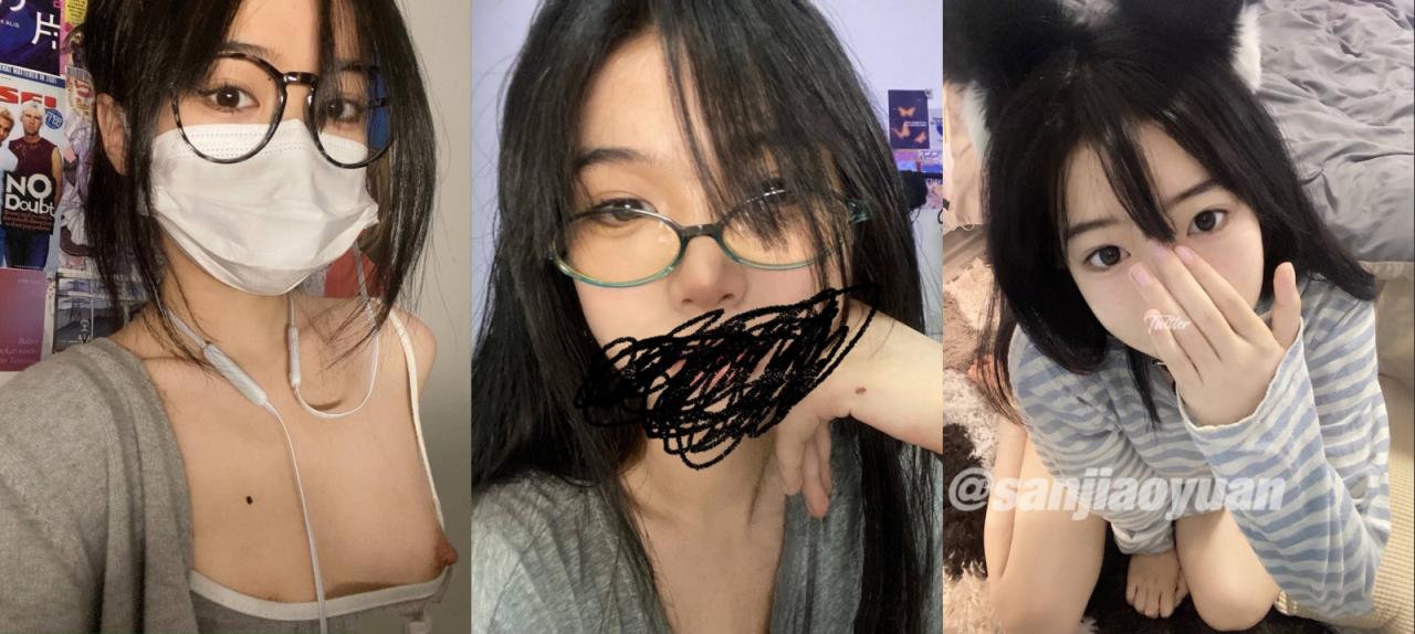 【极品反差萝莉】，顶级翘臀无毛嫩鲍，推特福利姬【三角圆】付费，日常各种制服道具自慰