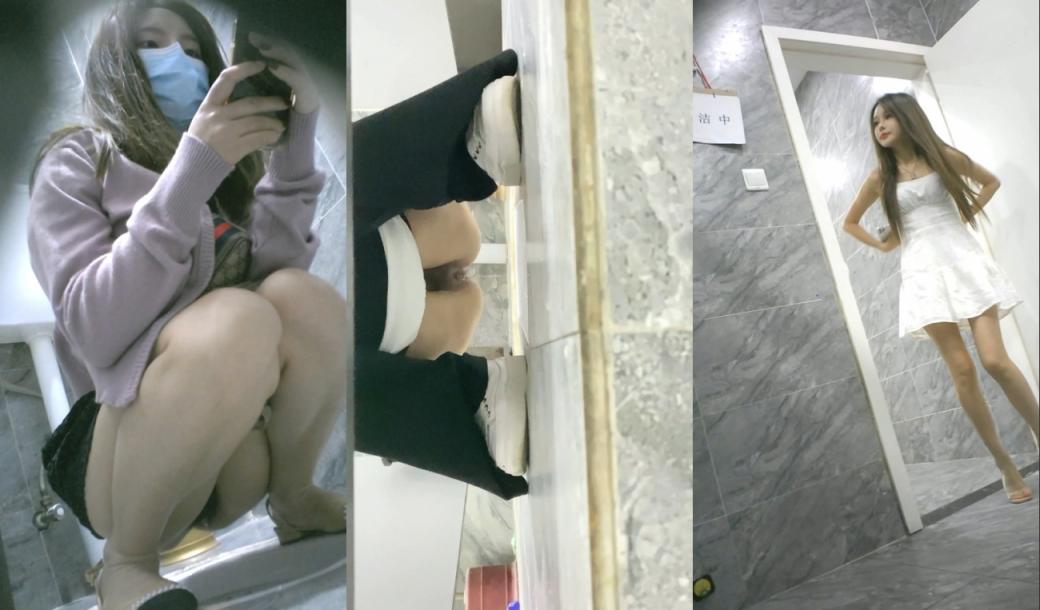 国内某潮牌服装城大神藏匿女厕隔板缝中连续偸拍各种极品气质美女小姐姐方便☛能看脸又能赏逼