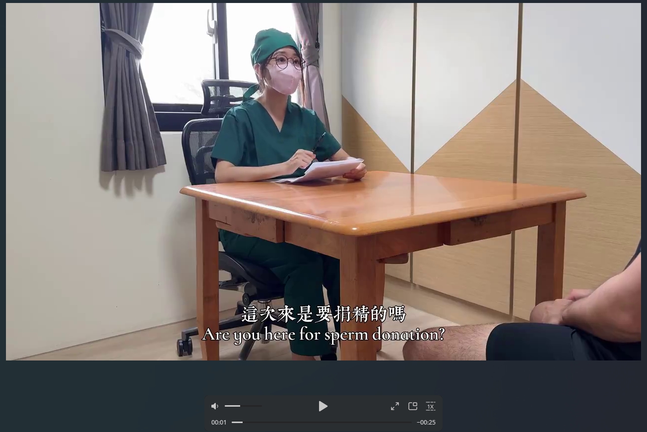 第一次去医院捐精有点紧张，只能让可爱清纯的医生帮我打出来了，最后后入医生让医生用小穴帮我取精液