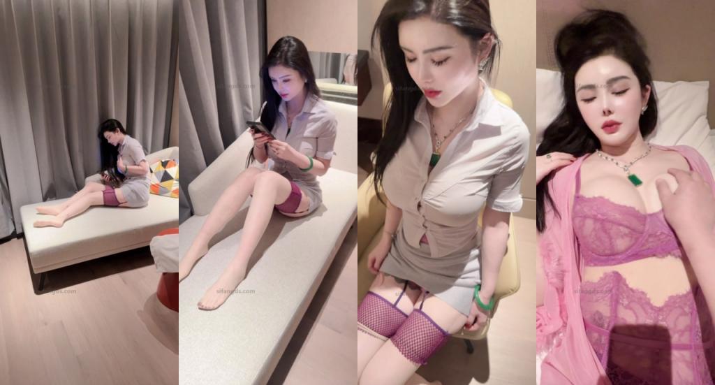 重磅流出，超极品尤物，果哥御用女模【颜瑜yuki】最新作品，露脸漏三点男主舔奶女上剧情