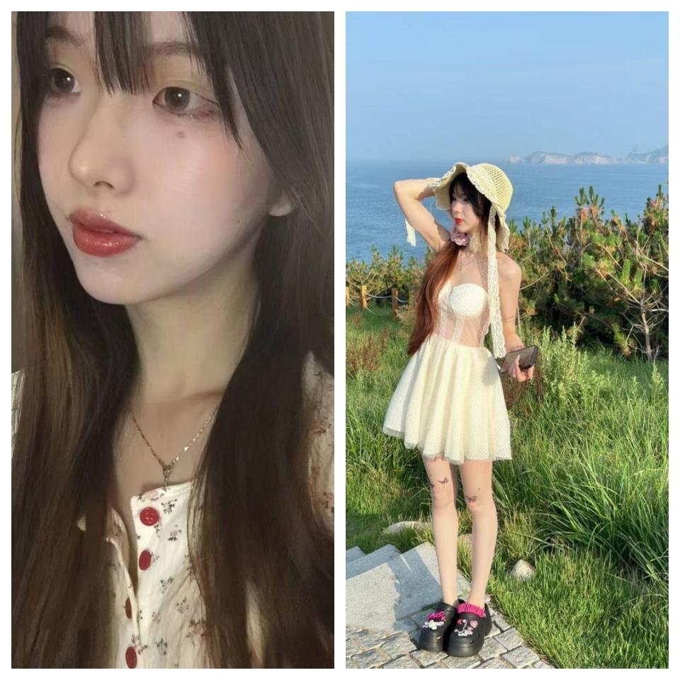 学舞蹈的小美女，完美露脸，生活照对比，颜值高气质好，床上也是一级棒