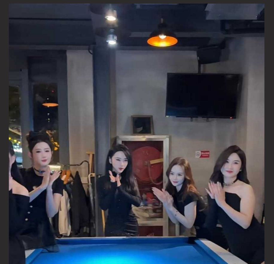 台球厅卖淫事件～大批夜经济从业者转战台球 以陪打台球的名义勾引男性！